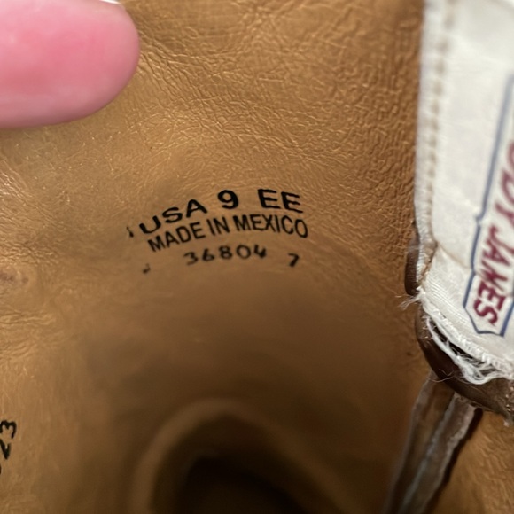 Cody James Brown, leather cowboy boots size 9 - Picture 5 of 7